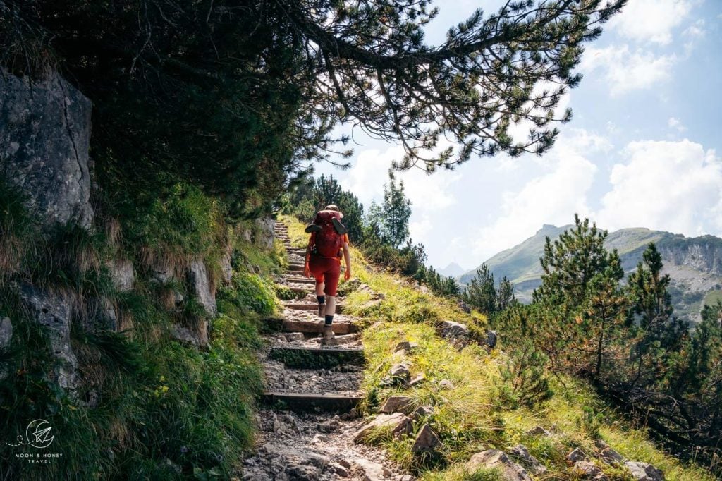 Ebenalp to Alp Chlus hiking trail, Alpstein, Switzerland