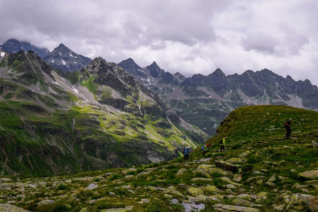 Edmund Lorenz Weg to Wiesbadener Hut, Silvretta, Austria