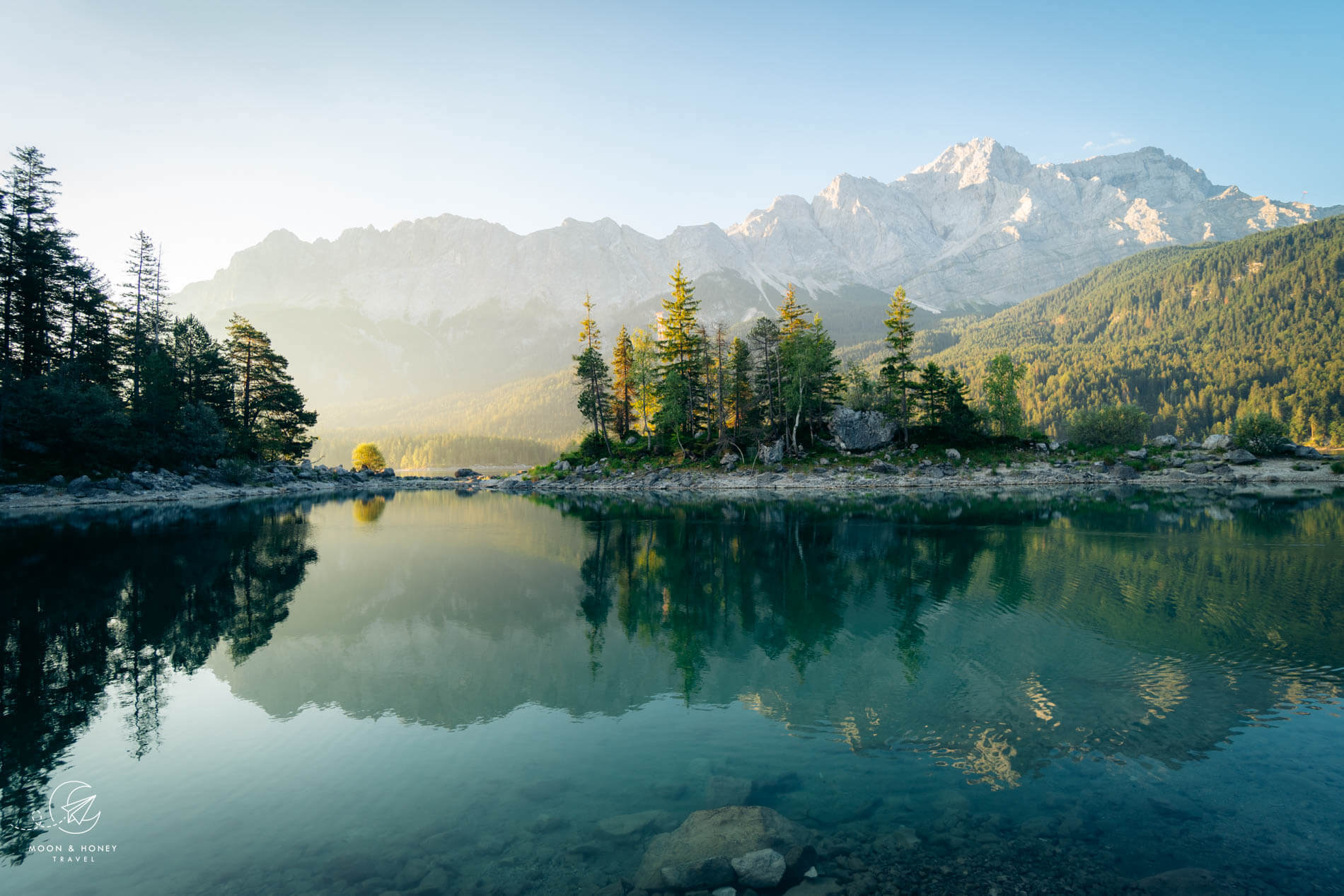 Lake Eibsee, Bavaria, Germany