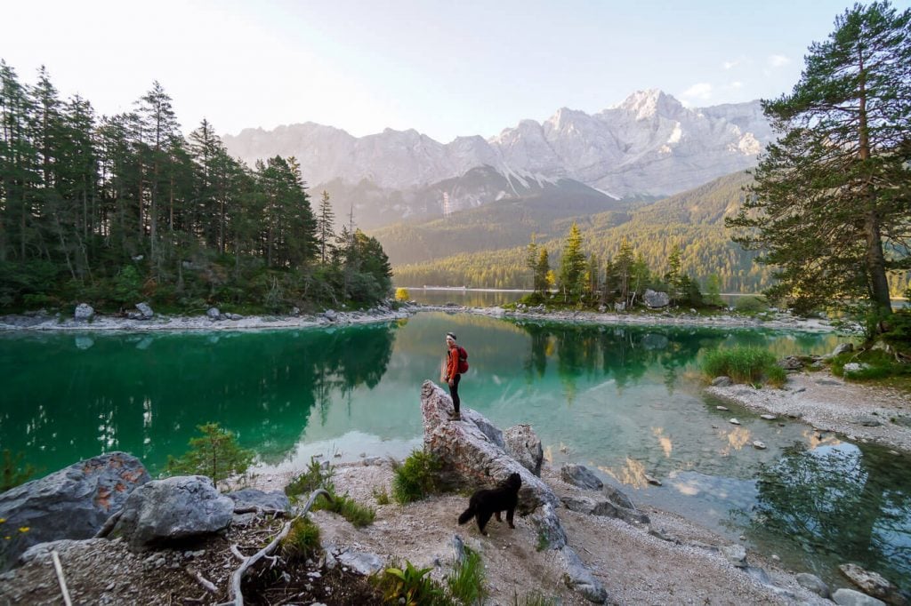 Lake Eibsee Sunrise, Bavaria, Germany