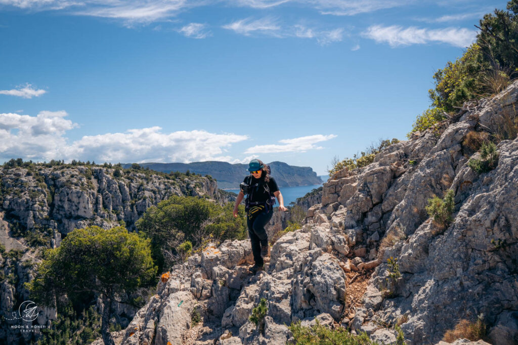 Devenson Cliffs hiking trail, Calanques National Park, Marseille, France