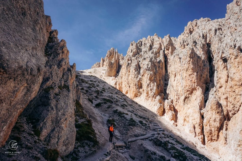 Forcella de Mesdi, Dolomites