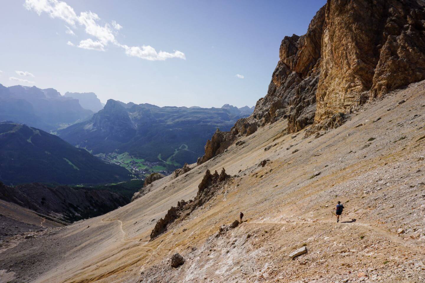 Forcella Medesc to La Villa, Trail 12, Dolomites, Italy