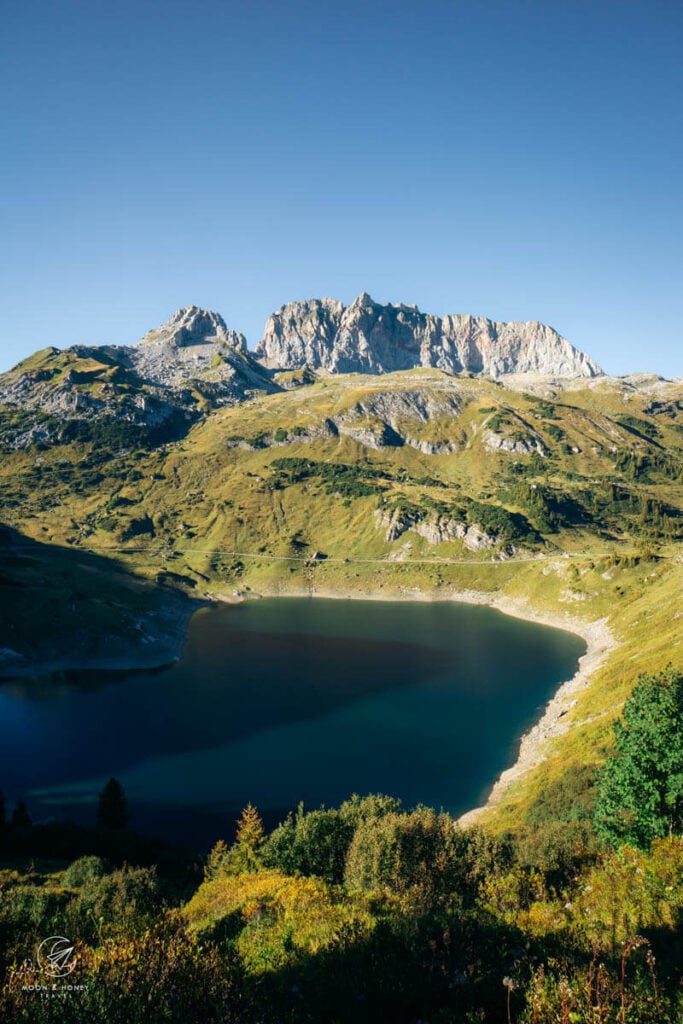 Lake Formarinsee, Vorarlberg, Austria