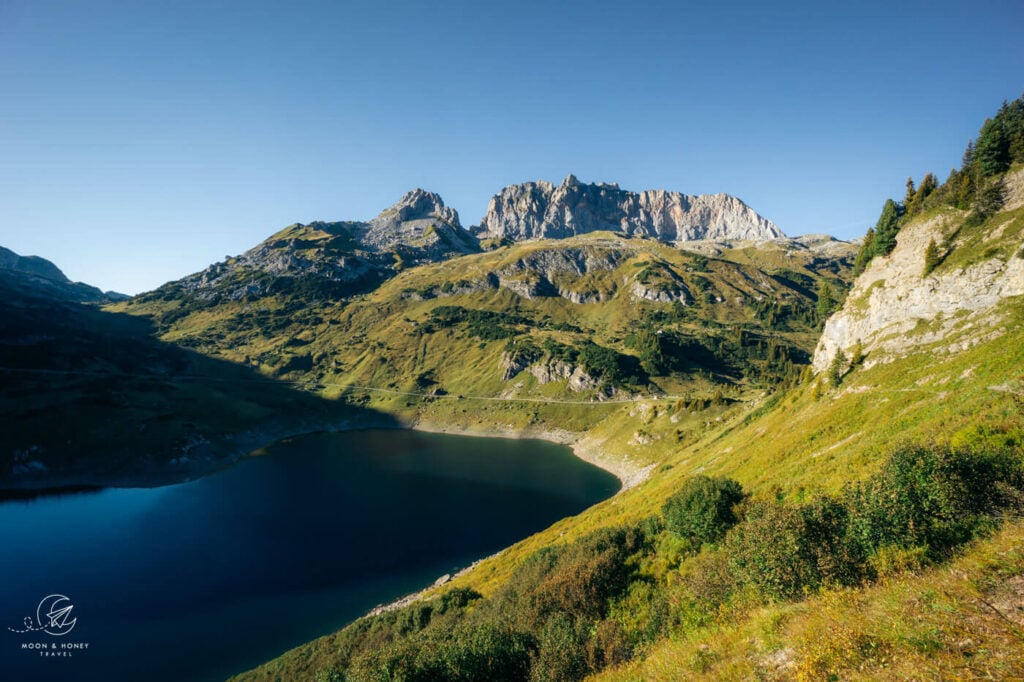 Lake Formarinsee to Lake Spullersee hiking trail, Vorarlberg, Austria