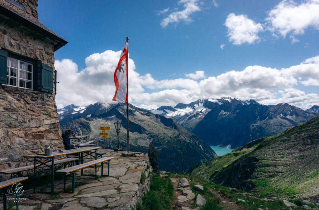 Friesenberghaus, Wanderung zur Olpererhütet, Zillertaler Alpen, Österreich