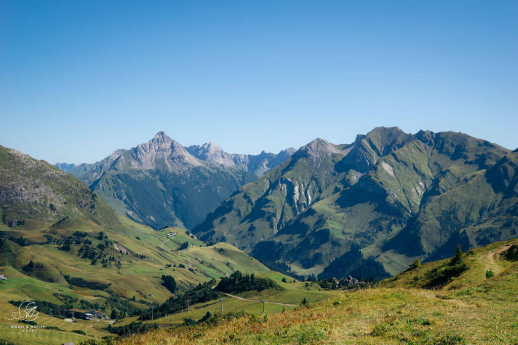 View of the Lechtal Alps, Gamsboden Hike, Lech, Austria