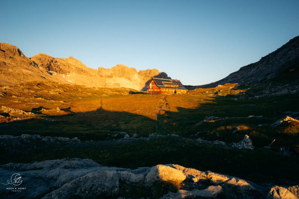 Göppinger Hütte, Lechquellen Mountains, Austria