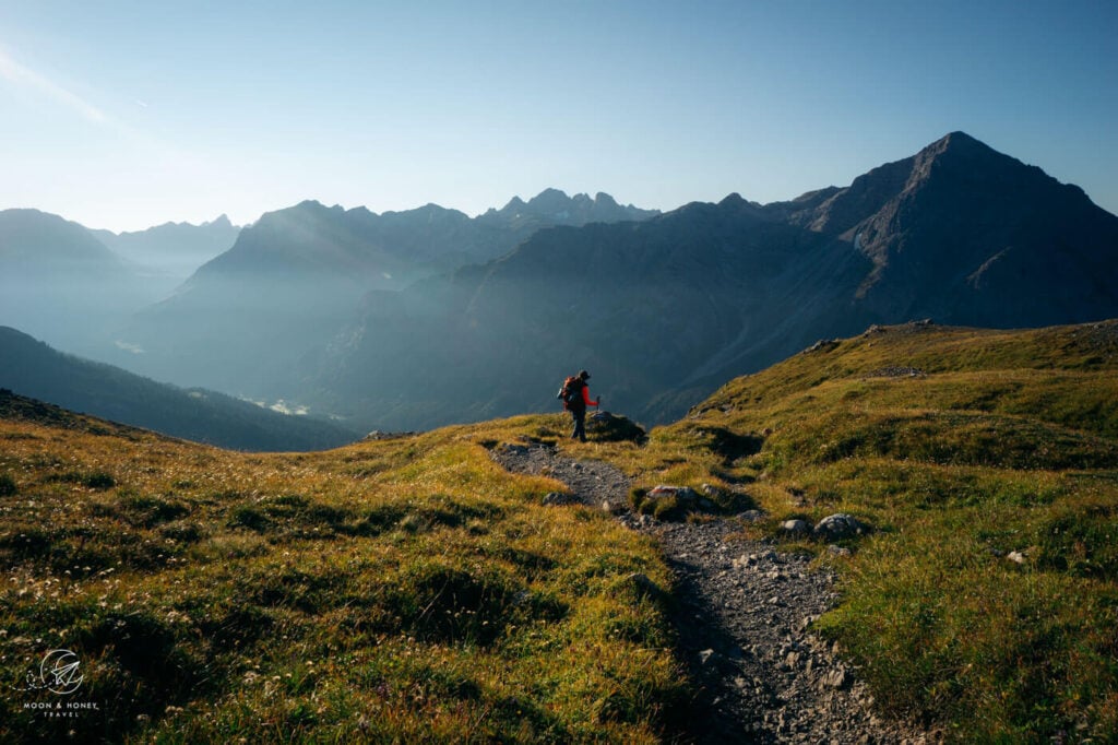 Göppinger Hut to Unteren Älpele hiking trail, Lech, Austria