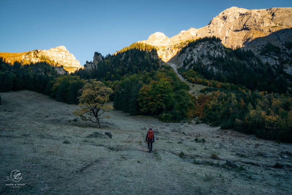 Gamsjoch Trailhead, Die Eng, Grosser Ahornboden, Austria