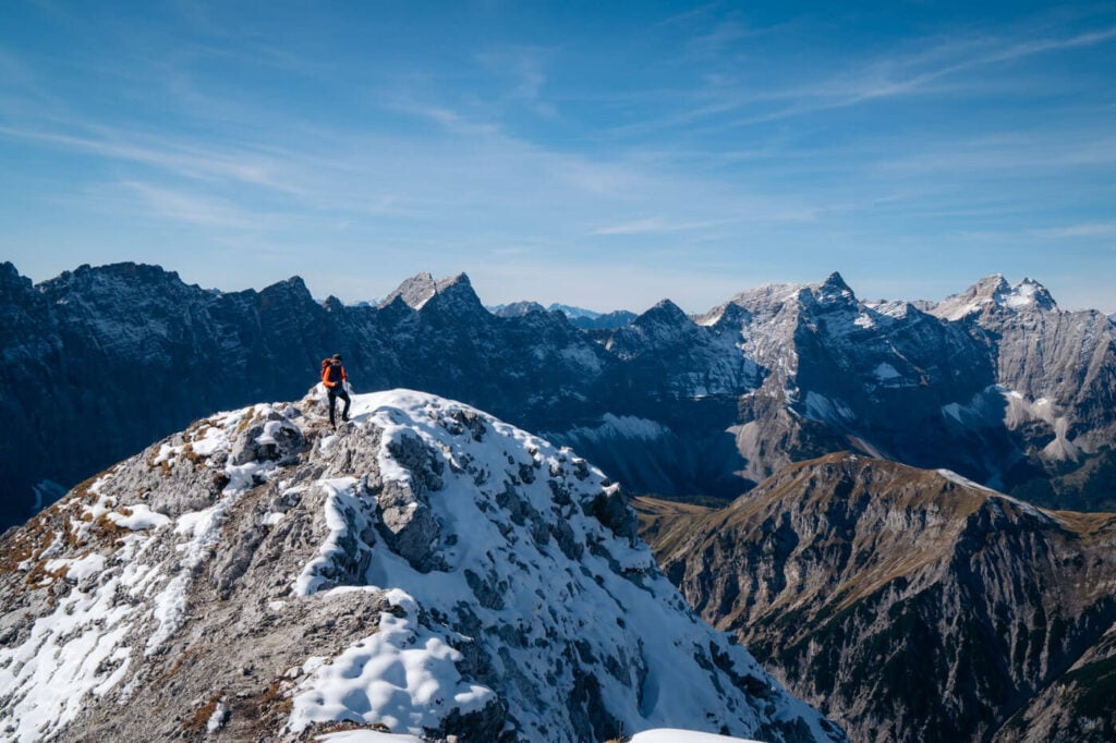 Gamsjoch Ridge Trail, Karwendel Mountains, Tyrol, Austria