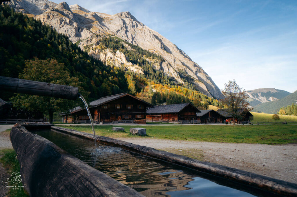 Eng Almdorf, Grosser Ahornboden, Austria