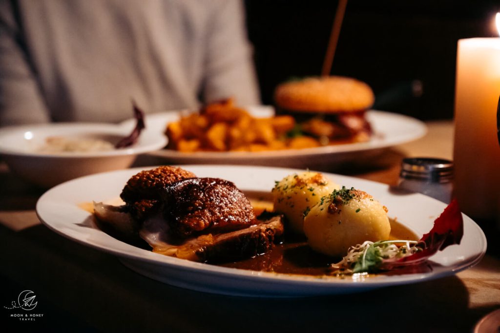 Zum Wildschütz pork knuckle, Garmisch-Partenkirchen, Germany