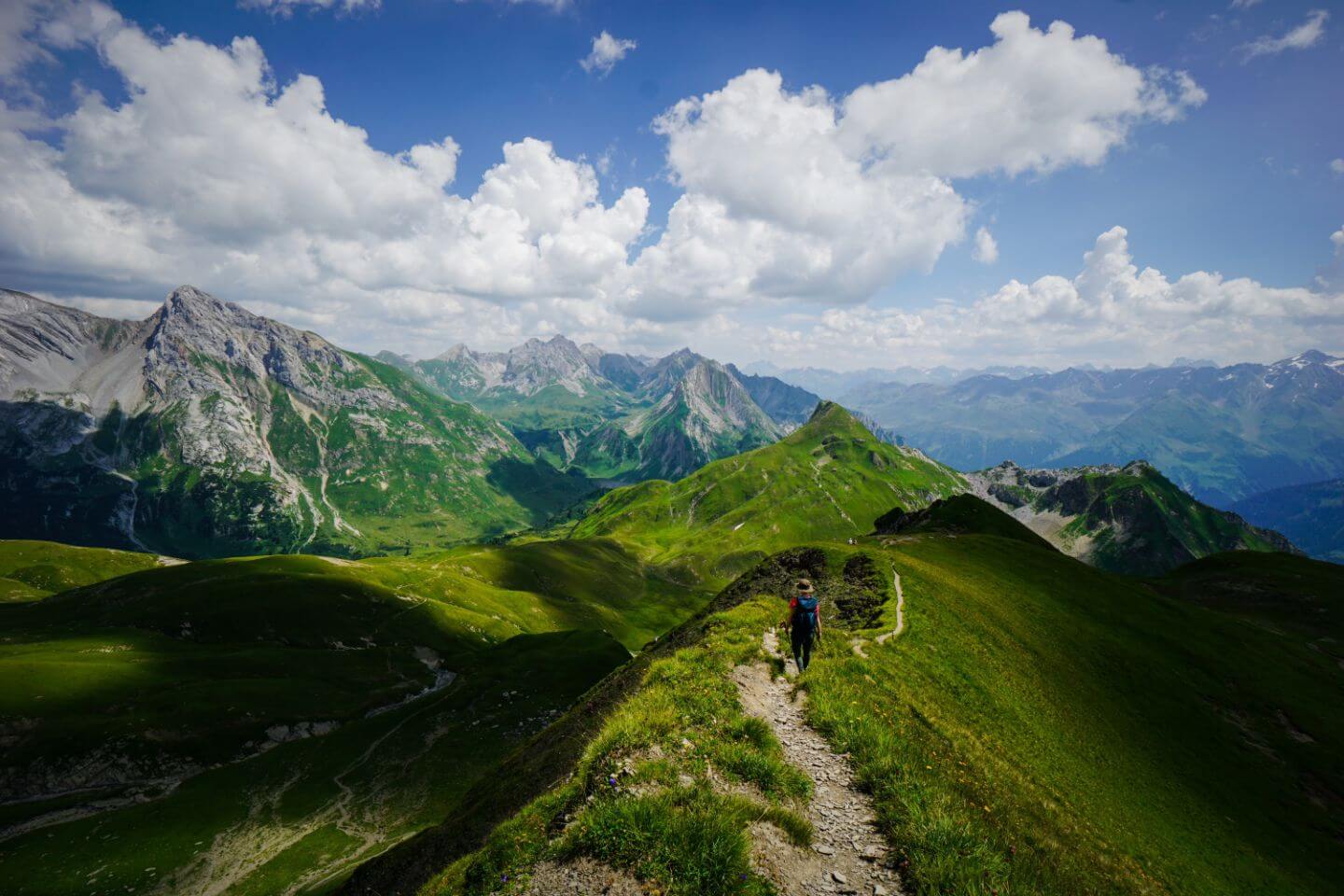 Gehrengrat, Day Hike in the Lechquellen Mountains