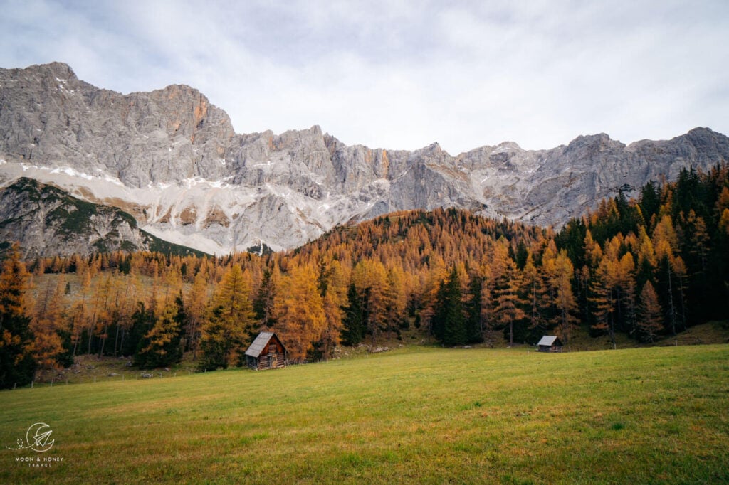 Glösalm to Bachlalm hiking trail, Dachstein, Austria