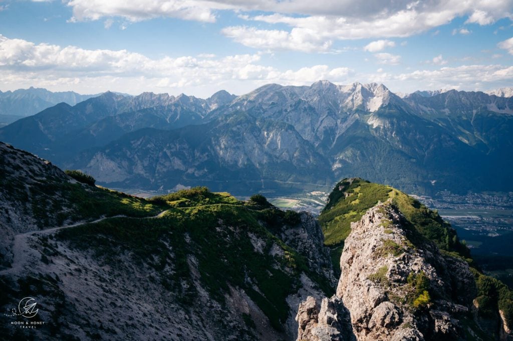 Pfriemeswand to Nockspitze hiking trail, Tyrol, Austria