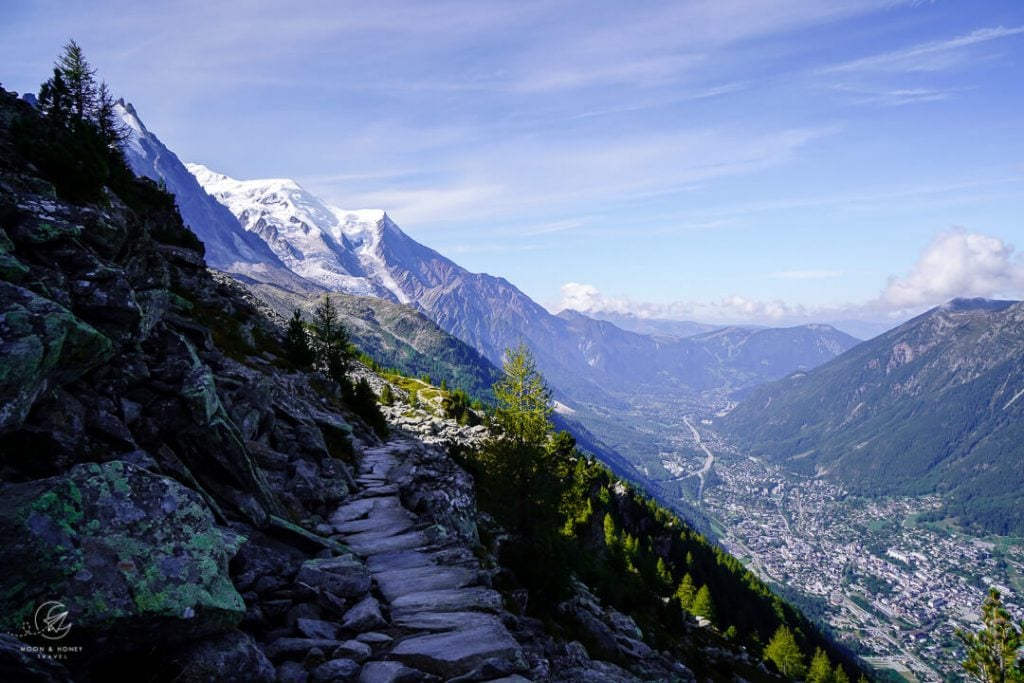 Grand Balcon Nord and Chamonix Valley, France