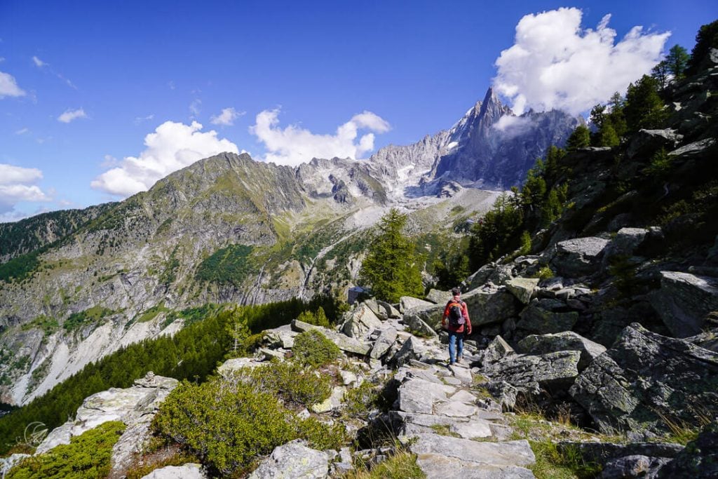 Plan de l’Aiguille to Montenvers hike, Chamonix, France