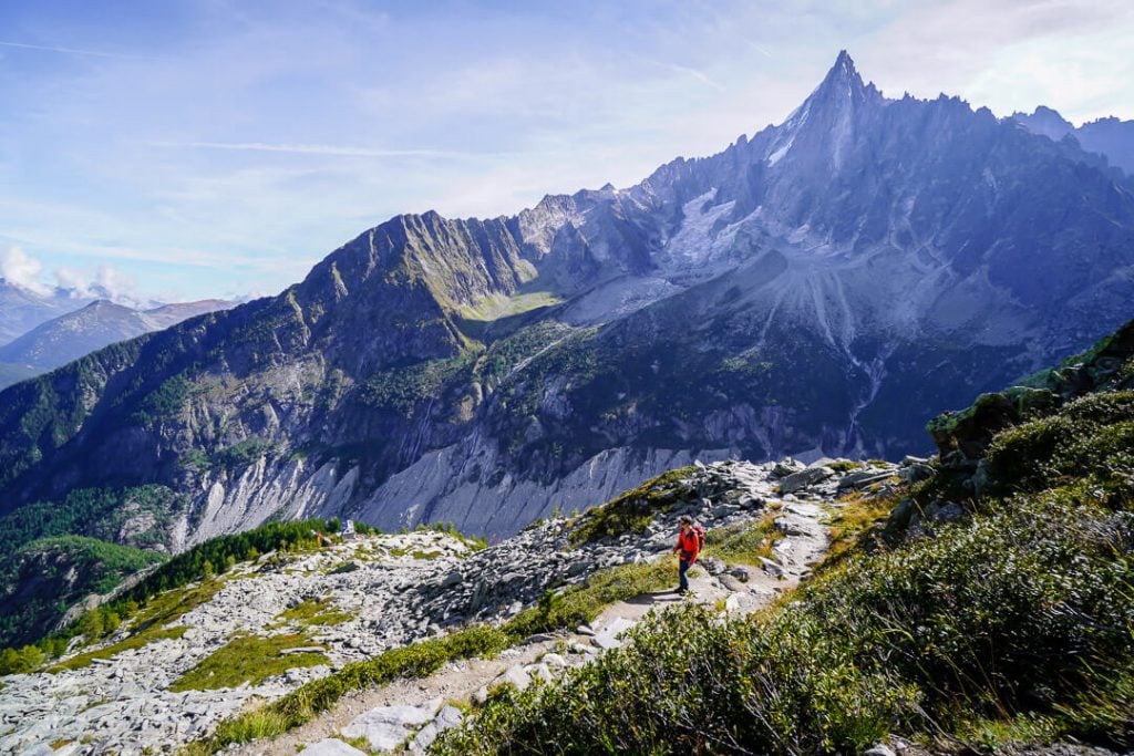 Montenvers to Signal Forbes hiking trail, Chamonix, France