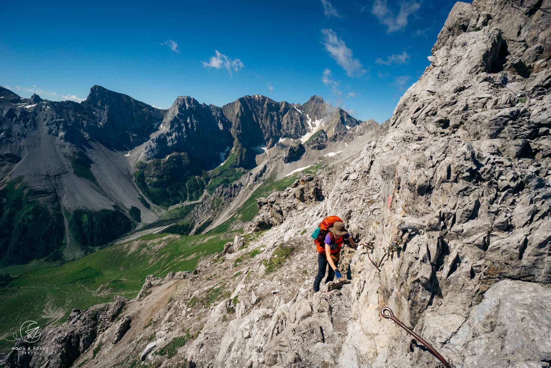 Grossbergspitze hike along the Eagle Walk Adlerweg, Austria