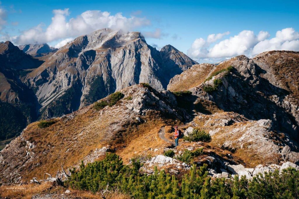 Hahnkampl hiking trail, Karwendel, Achensee, Austria