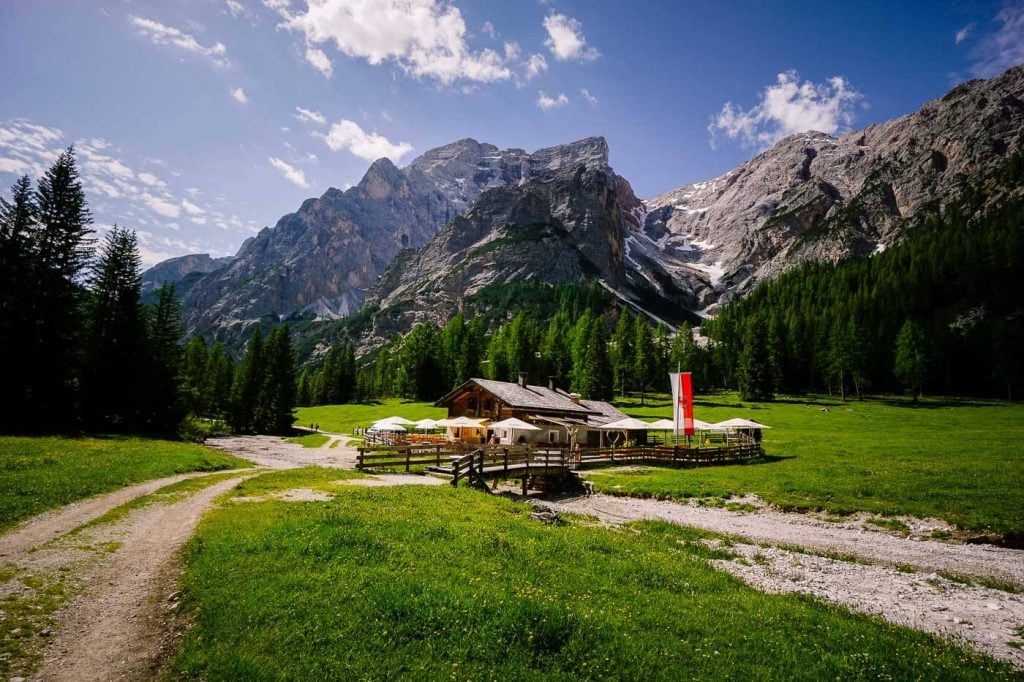 Grünwaldalm / Malga Foresta, Prags Dolomites