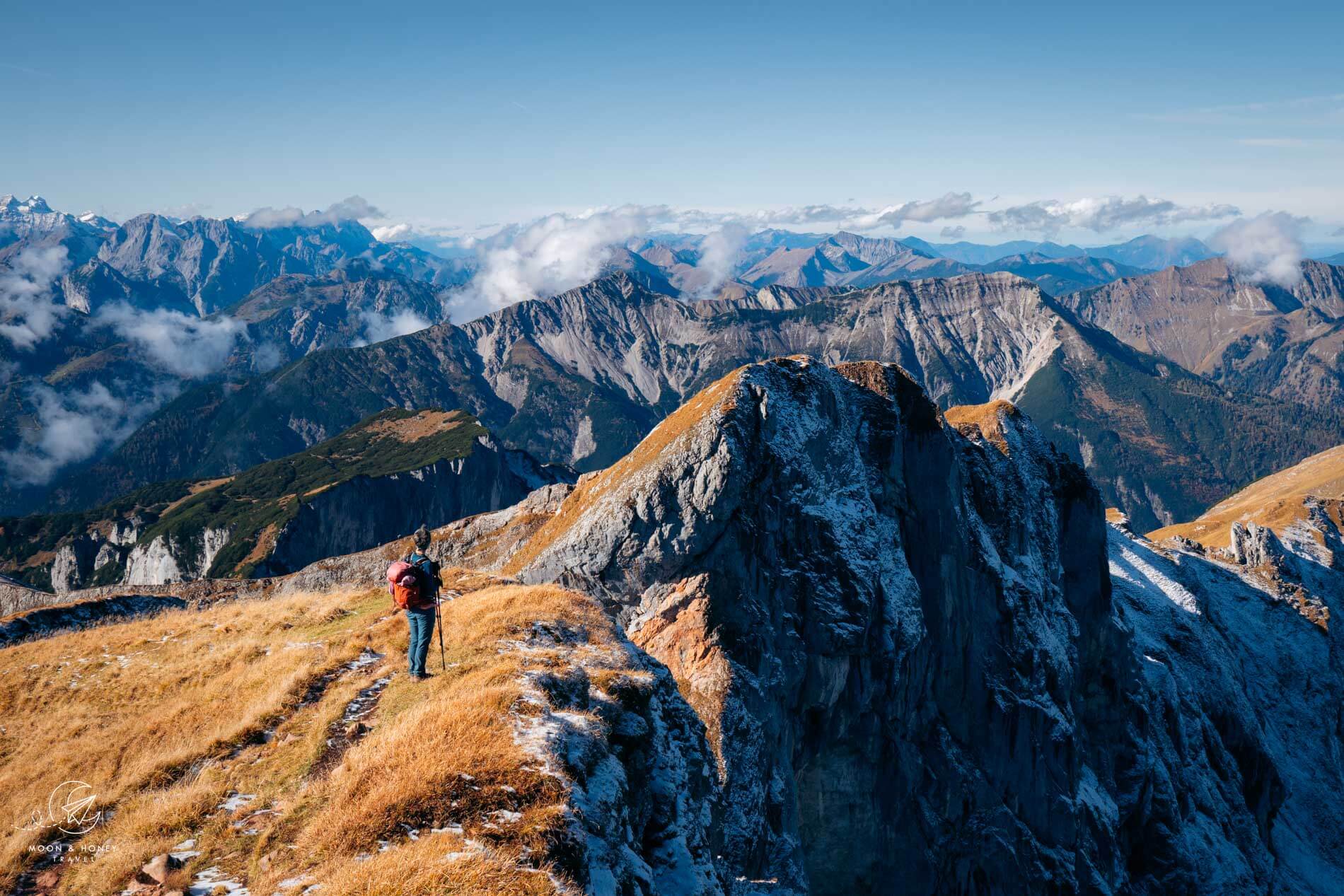 Hochiss Peak Hike in the Rofan Mountains, Tyrol, Austria