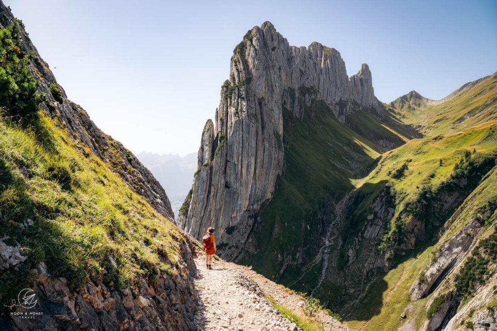 Saxer Lücke hike, Kreuzberg, Alpstein, Switzerland