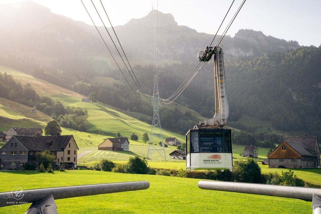 Hoher Kasten cable car valley station, Brülisau, Appenzell, Switzerland