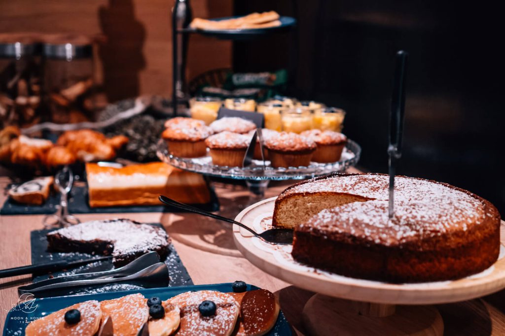 Homemade cakes and pastries at Hotel Auszeit, boutique hotel in Pertisau, Tyrol, Austria