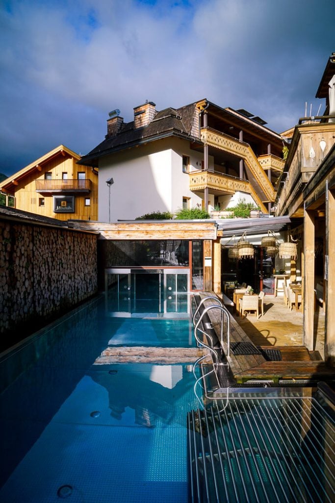 Hotel Eder indoor-outdoor pool, Maria Alm, Austria