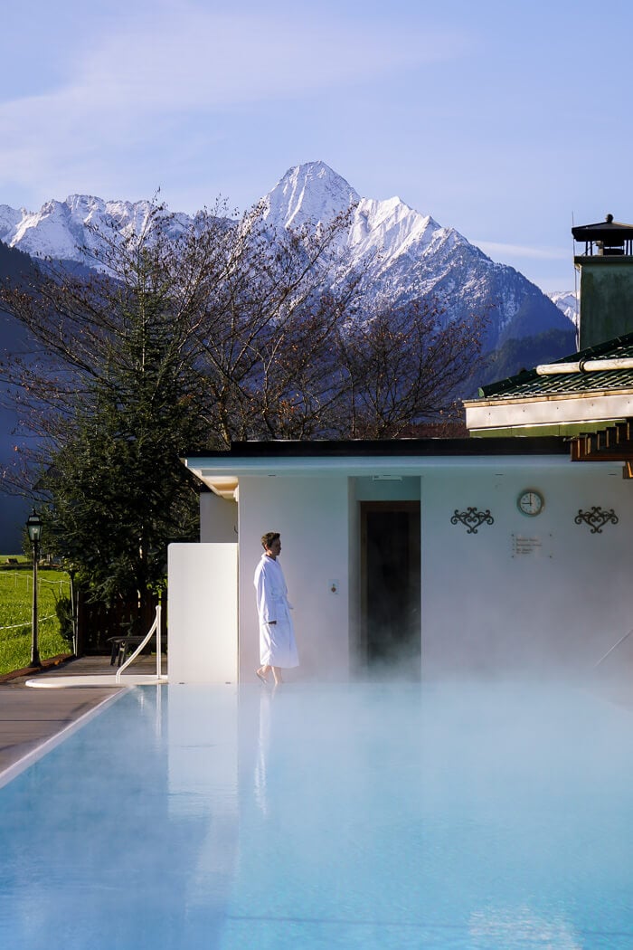 Wellness Hotel Theresa Außenpool, Zell am Ziller, Österreich