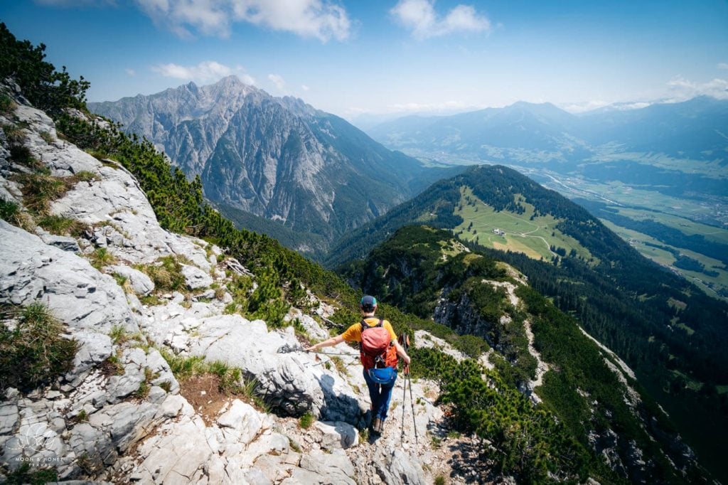 Hundskopf descent, Karwendel, Tyrol, Austria