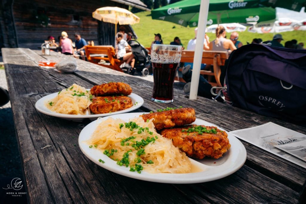 Kaspressknödel at Walderalm, Tyrol, Austria