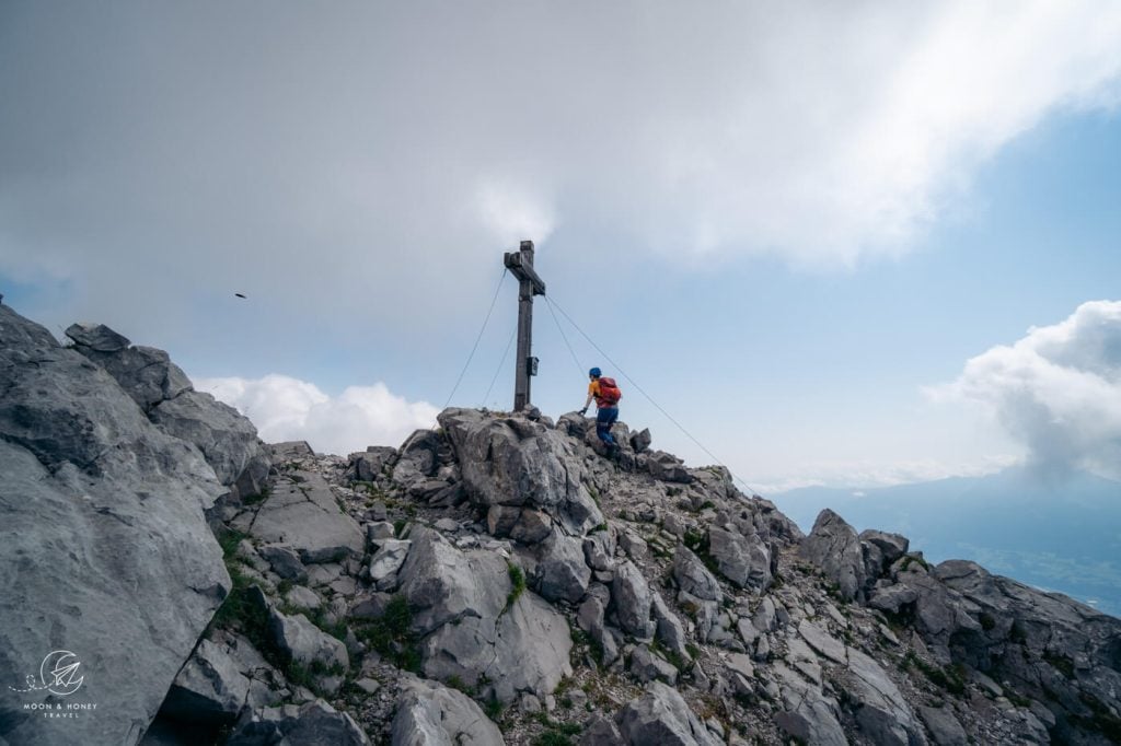 Hundskopf Summit Cross, Karwendel Mountains, Austria