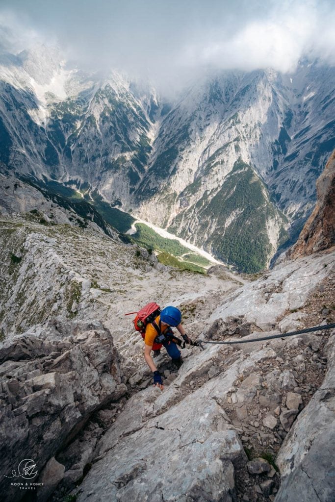 Felix-Kuen-Steig Via Ferrata, Hundskopf, Karwendel Mountains, Austria