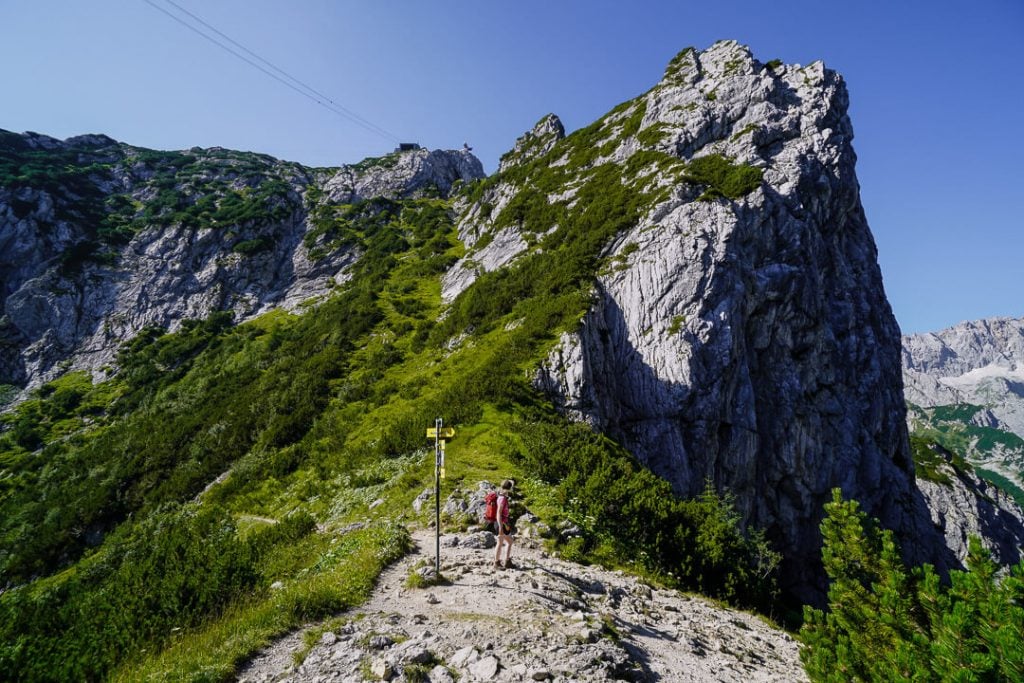 Hupfleitenjoch Saddle, Wetterstein Mountains, Bavaria