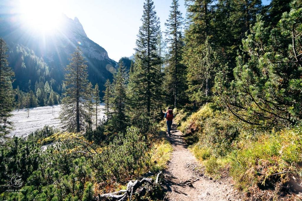 Val Campo di Dentro valley trail, Dolomites