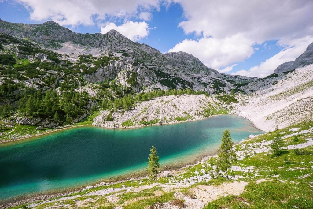 Veliko jezero (The Great Lake) or Jezero v Ledvicah (Kidney Lake), Seven Lakes Valley, Slovenia