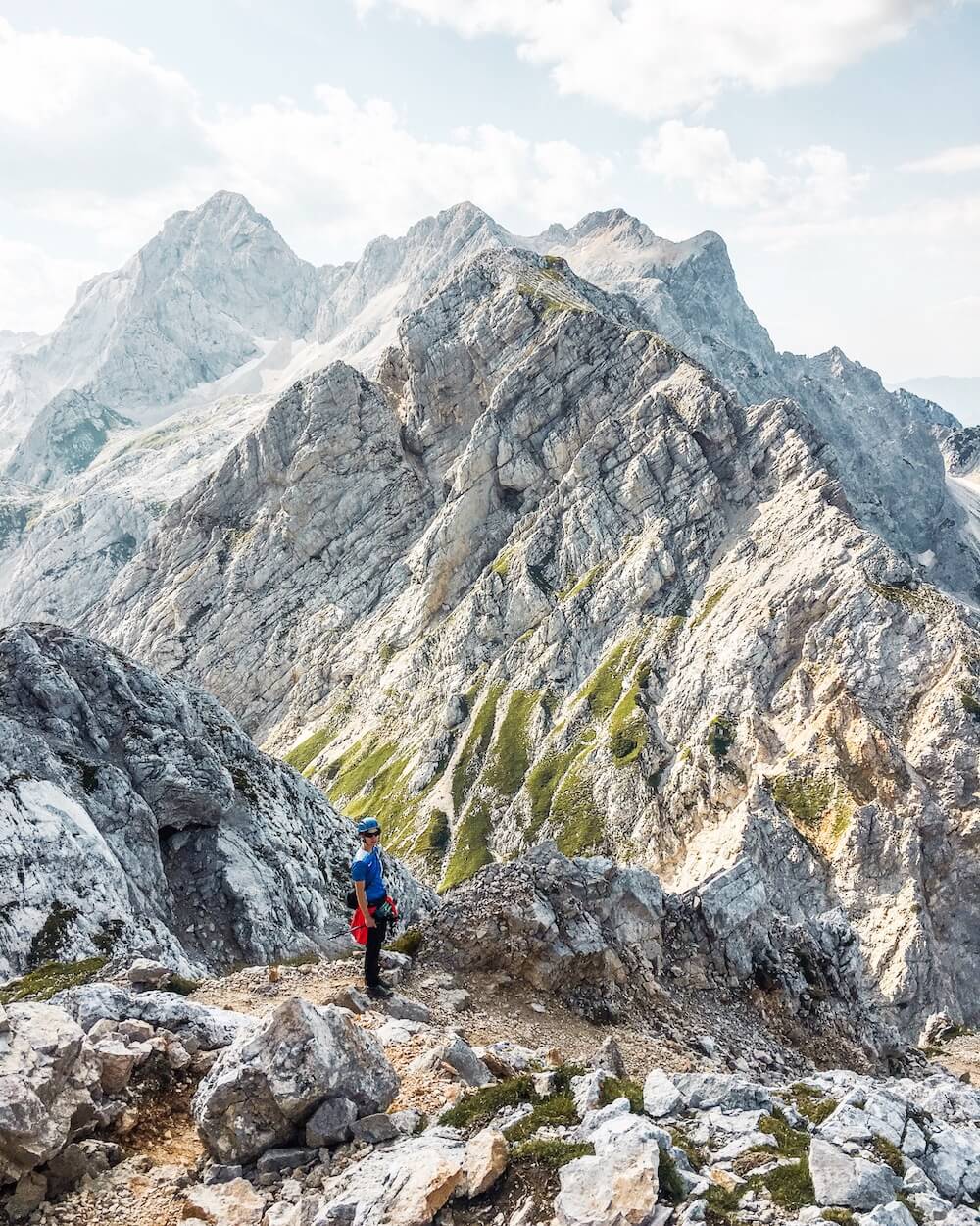 Hiking in the Kamnik-Savinja Alps, Slovenia