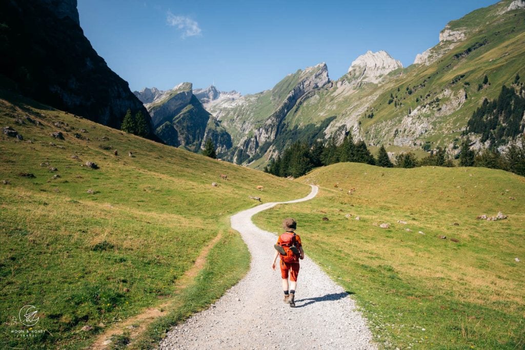 Seealpsee hiking trail, Appenzell, Switzerland