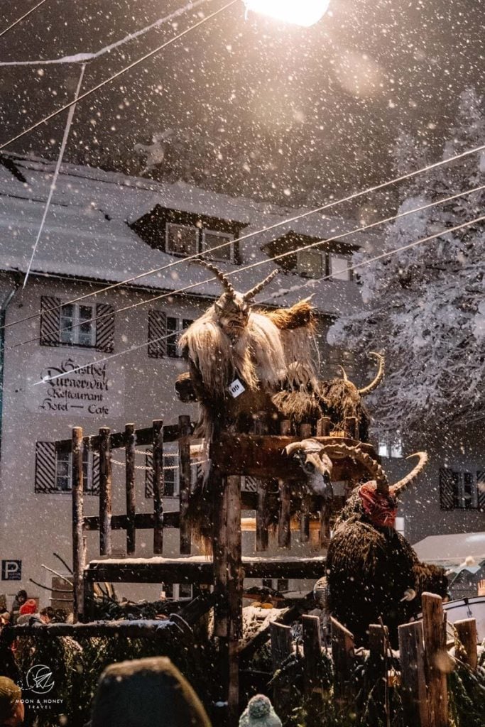 Krampus Run in Salzburg, Austria