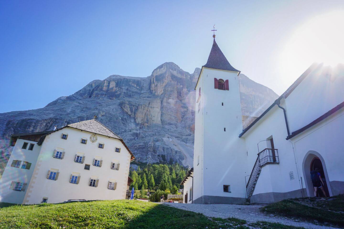 La Crusc Pilgrimage Church, Badia, Dolomites