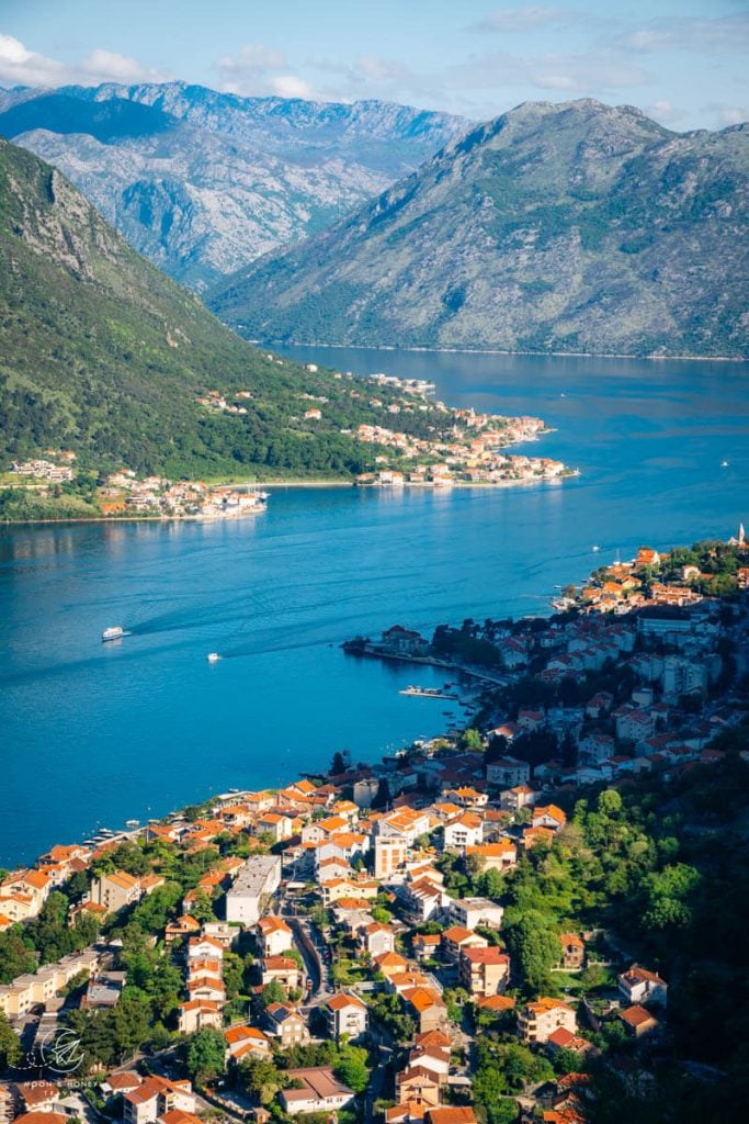 Ladder of Kotor hiking trail, Boka Bay, Montenegro