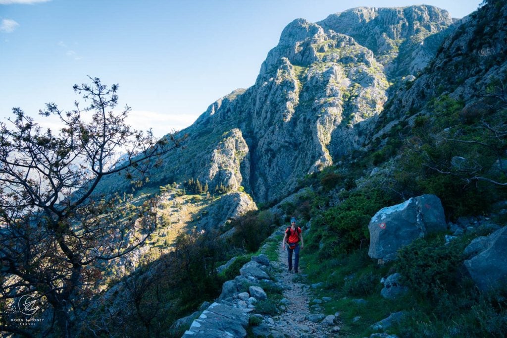 Ladder of Kotor Hiking Trail, Lovcen Mountains, Montenegro