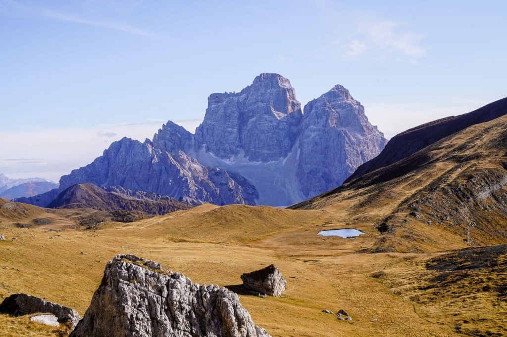 Lago delle Baste and Monte Pelmo, Dolomites