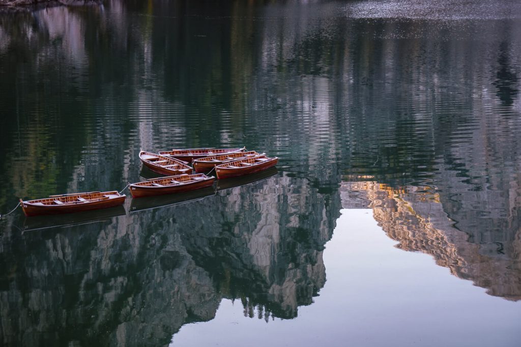 Lago di Braies boat rental, Italian Dolomites