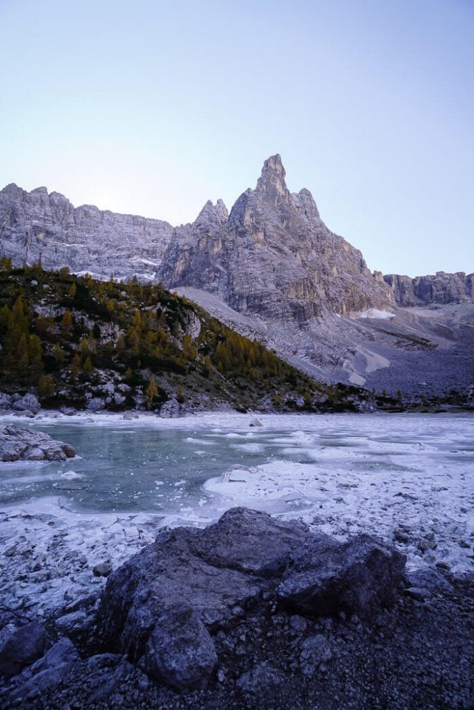 Hiking to Lago di Sorapis, Dolomites