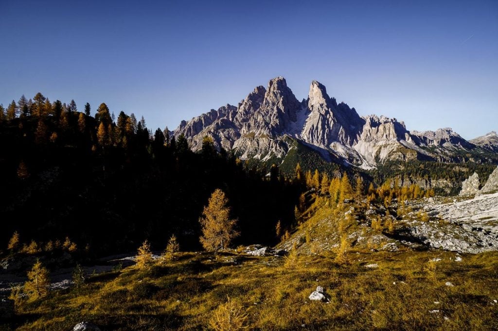 Monte Cristallo and Piz Popena, Dolomites