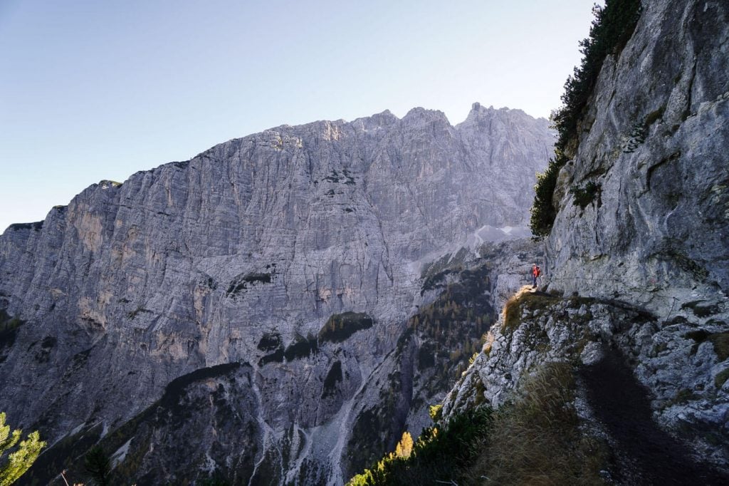 Trail 215 Ledge Path to Lago di Sorapis, Dolomites